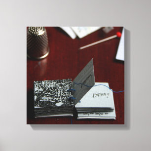 L'Arbre O Carré Träd Miniature Artist Bok Canvas