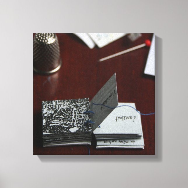 L'Arbre O Carré Träd Miniature Artist Bok Canvas (Framsida)