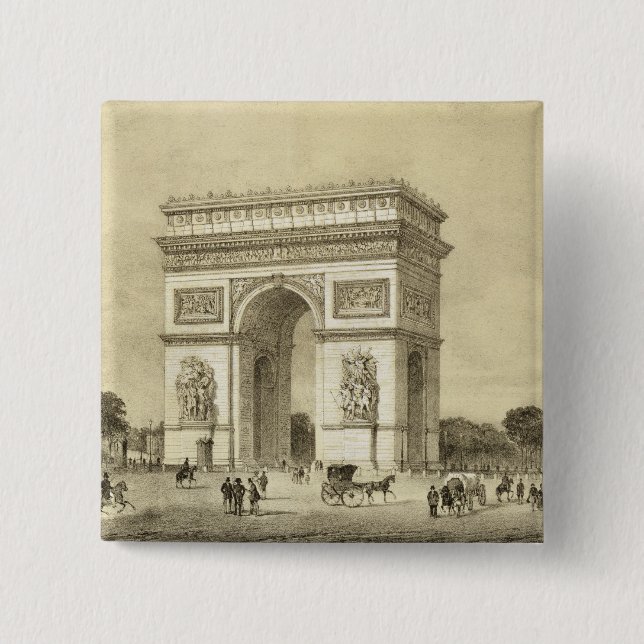 L'Arc de Triomphe, Paris som inristas av Auguste Knapp (Framsida)