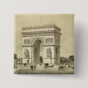 L'Arc de Triomphe, Paris som inristas av Auguste Knapp