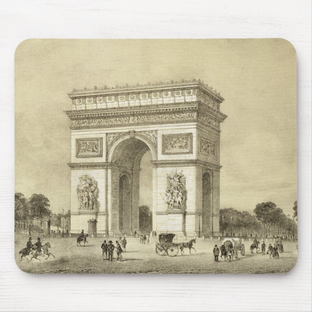 L'Arc de Triomphe, Paris som inristas av Auguste Musmatta (Framsidan)