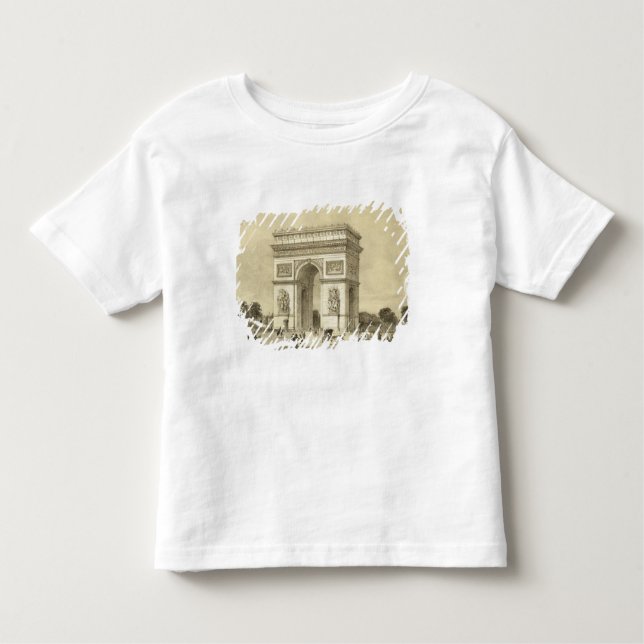 L'Arc de Triomphe, Paris som inristas av Auguste T Shirt (Framsida)