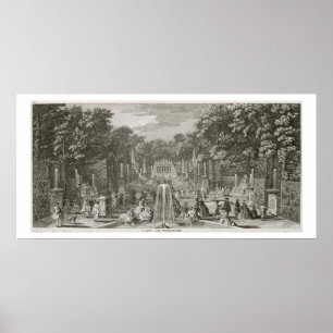 L'Arc de Triomphe, Versailles (engrave) Poster