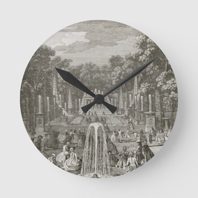 L'Arc de Triomphe, Versailles (engrave) Rund Klocka (Framsida)