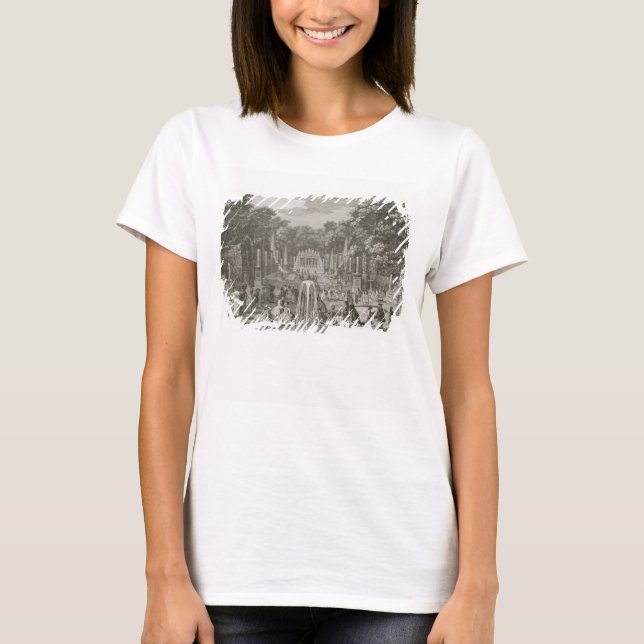L'Arc de Triomphe, Versailles (engrave) T-shirt (Framsida)