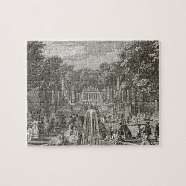 L'Arc de Triomphe, Versailles (gravyr) Pussel (Horisontell)