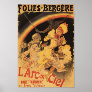 L'Arc-en-Ciel Ballet Folies-Bergere Poster