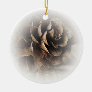 Larch Cone Julgransprydnad Keramik