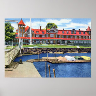 Larchmont New York Yacht Klubb Poster