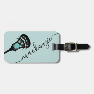 Larcross Stick Personlig Monogram Bagagebricka
