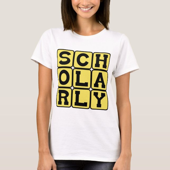 Lärd, flitig tee shirt (Framsida)