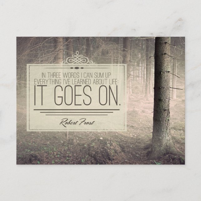 Lärd om Life Vykort (Framsida)