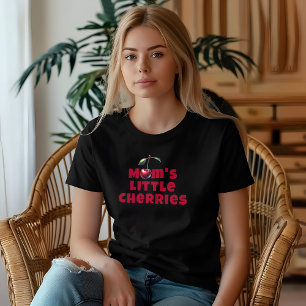 Lårdag i mor på den berömda mamma körsbärsslogan t shirt