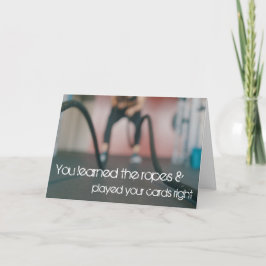 Lärde reglerna, Grattisarna om marknadsföring Kort