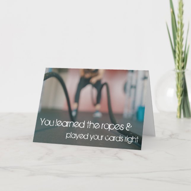 Lärde reglerna, Grattisarna om marknadsföring Kort (Framsida)