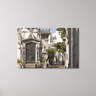 LaRecoleta kyrkogård i Buenos Aires Canvastryck