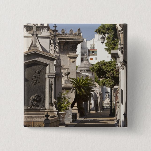 LaRecoleta kyrkogård i Buenos Aires Knapp (Framsida)