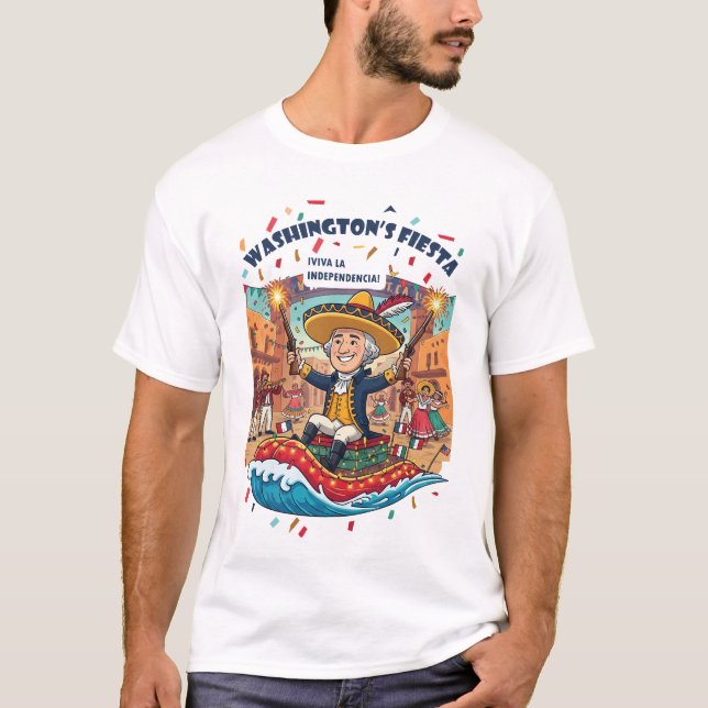 Laredo Liberty Fiesta T Shirt (Framsida)