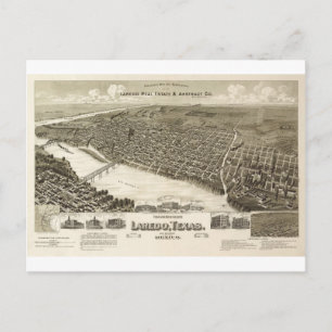Laredo Texas 1890 Vykort
