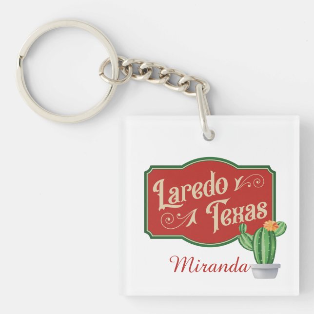 Laredo, Texas med ditt namn (Framsidan)