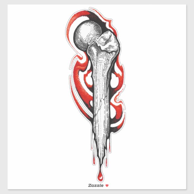 Lårfenor Klistermärken (Ark)