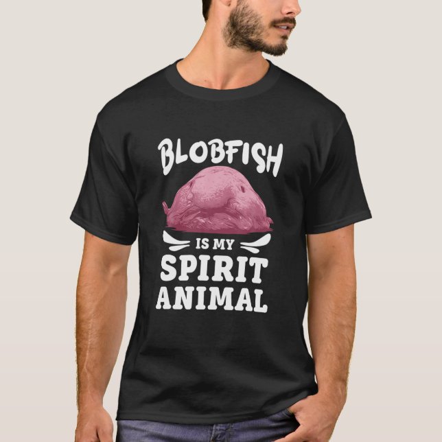 Lårfisk är mitt andliga djur, fuktig Älskare t T Shirt (Framsida)