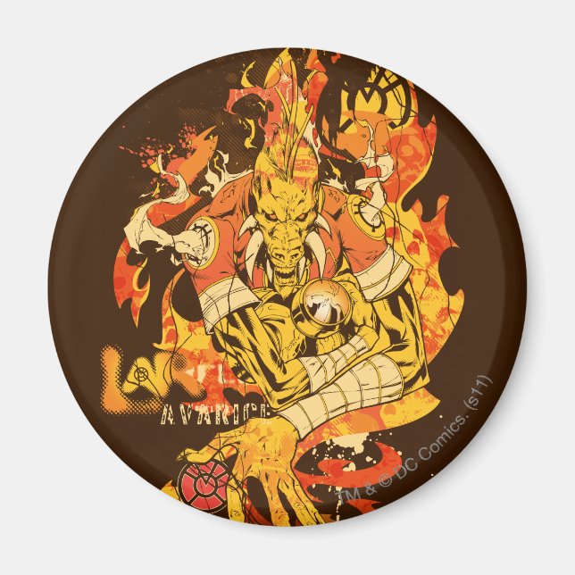 Larfleeze - Agent Orange 10 Magnet (Framsidan)