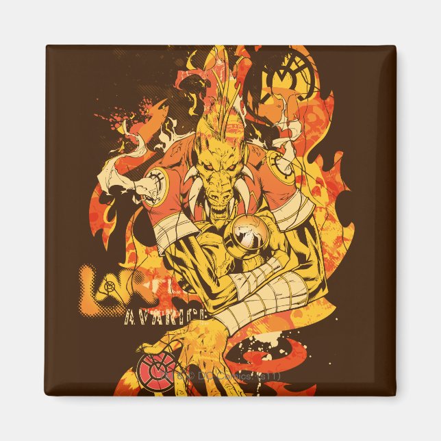 Larfleeze - Agent Orange 10 Magnet (Framsidan)