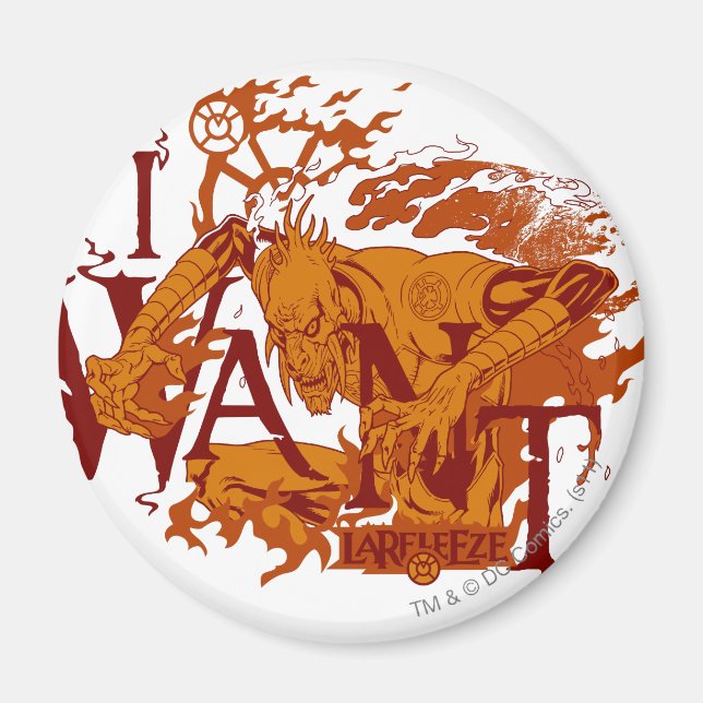 Larfleeze - Agent Orange 12 Magnet (Framsidan)