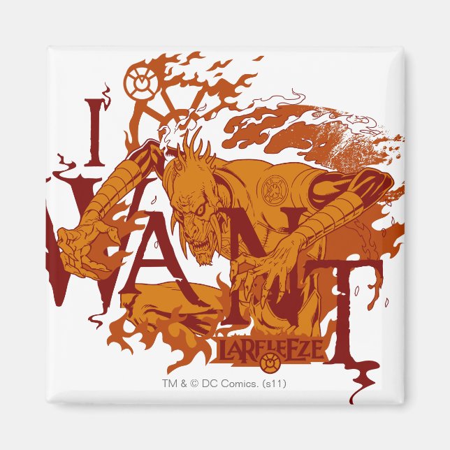 Larfleeze - Agent Orange 12 Magnet (Framsidan)