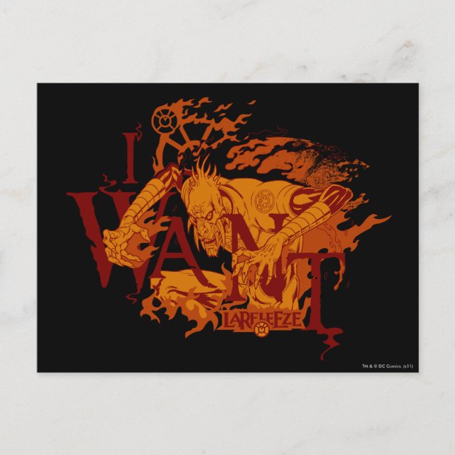 Larfleeze - Agent Orange 12 Vykort (Framsida)