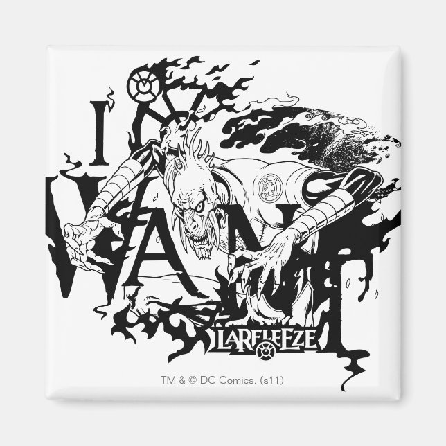 Larfleeze - Agent Orange 13 Magnet (Framsidan)