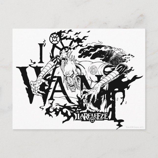 Larfleeze - Agent Orange 13 Vykort (Framsida)