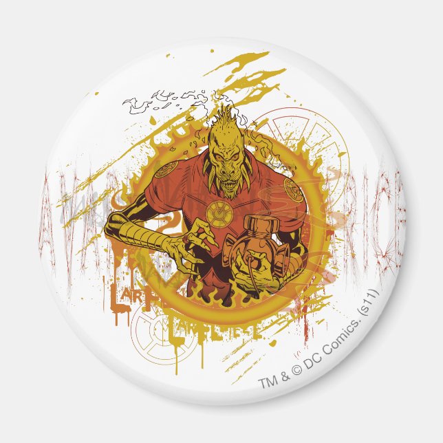 Larfleeze - Agent Orange 14 Magnet (Framsidan)