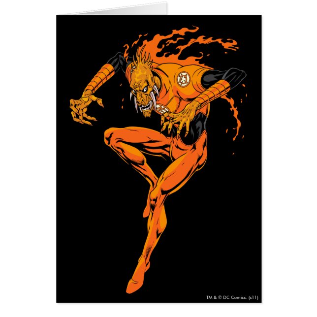 Larfleeze - Agent Orange 1 Hälsningskort (Framsidan)