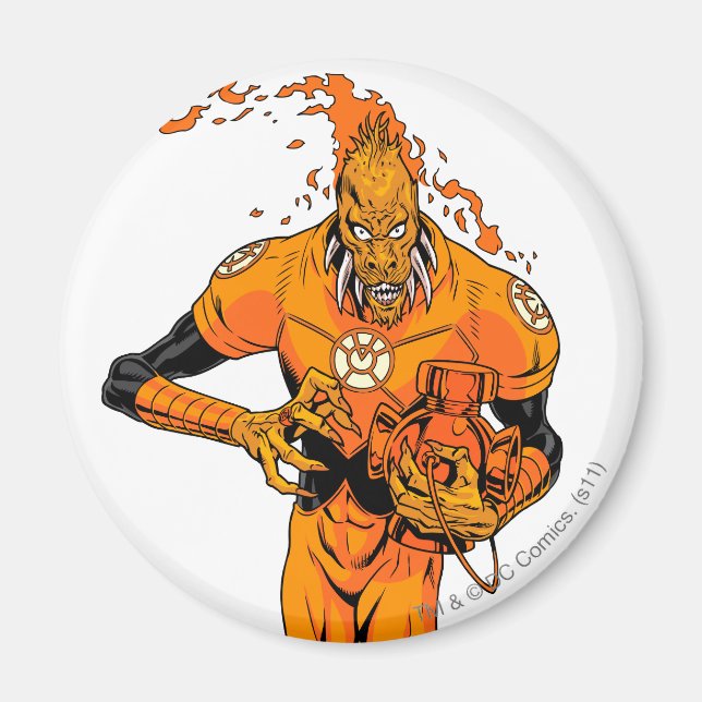 Larfleeze - Agent Orange 4 Magnet (Framsidan)