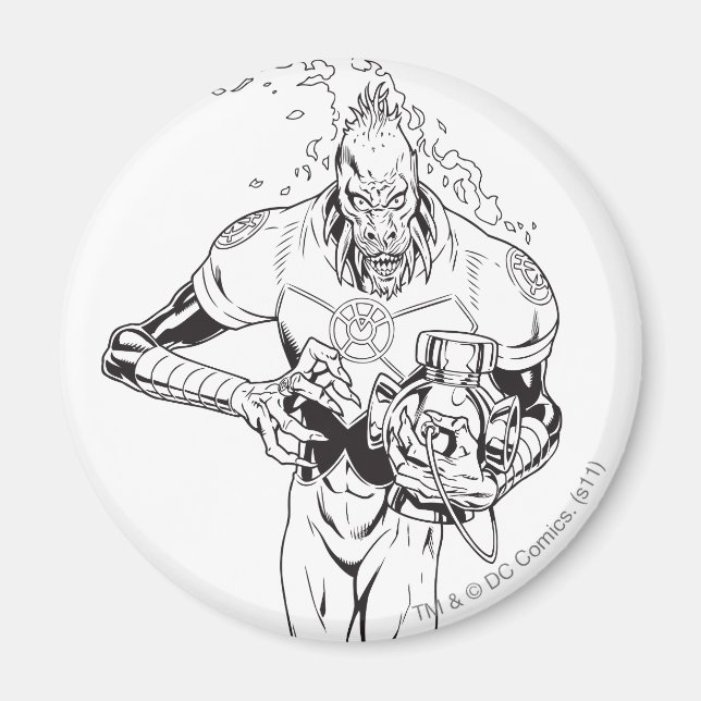 Larfleeze - Agent Orange 6 Magnet (Framsidan)