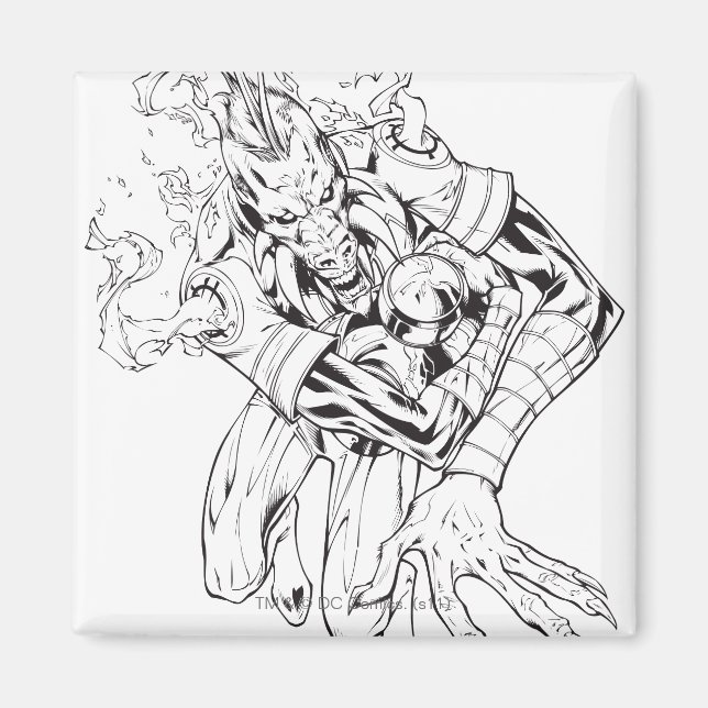 Larfleeze - Agent Orange 9 Magnet (Framsidan)