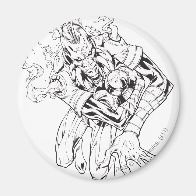 Larfleeze - Agent Orange 9 Magnet (Framsidan)