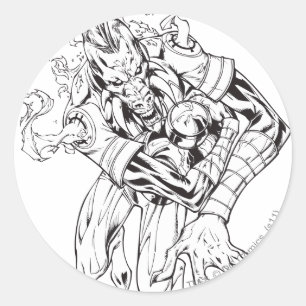 Larfleeze - Agent Orange 9 Runt Klistermärke
