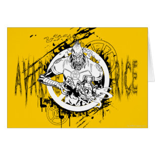 Larfleeze - agentorange 15 hälsningskort