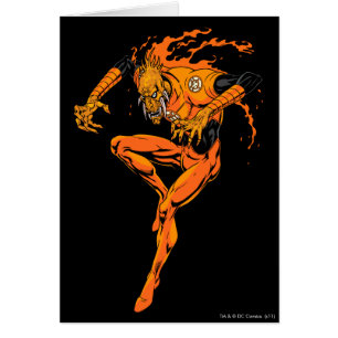 Larfleeze - agentorange 1 hälsningskort