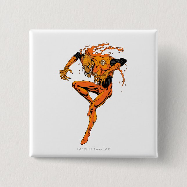 Larfleeze - agentorange 1 knapp (Framsida)