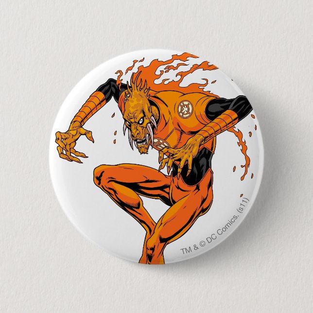 Larfleeze - agentorange 1 knapp (Framsida)