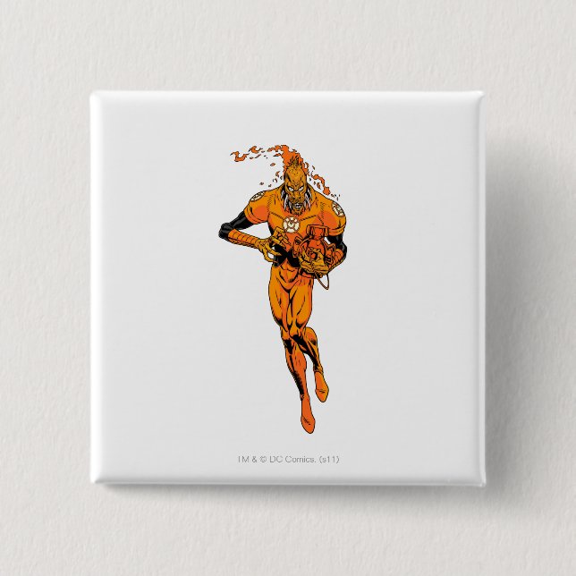 Larfleeze - agentorange 4 knapp (Framsida)