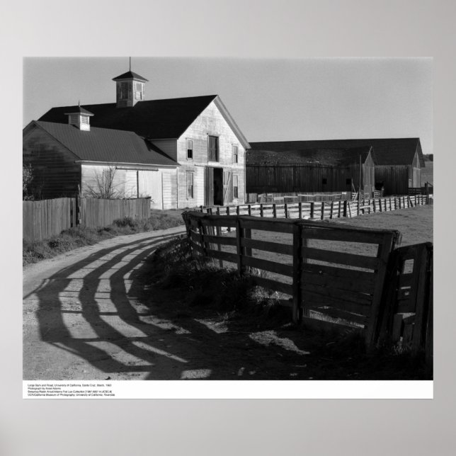 Large Barn and Road, mars 1962 Poster (Framsidan)