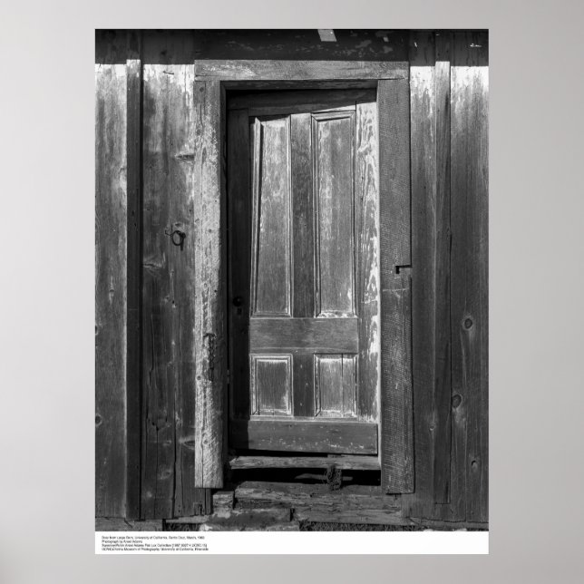 Large Barn Door, UC Santa Cruz, mars 1962 Poster (Framsidan)