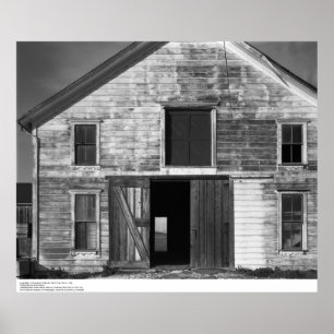 Large Barn, UC Santa Cruz, mars 1962 Poster