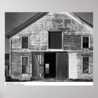 Large Barn, UC Santa Cruz, mars 1962 Poster