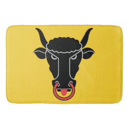 Large bath mat with flag of Uri Canton, Swiss Badrumsmatta
